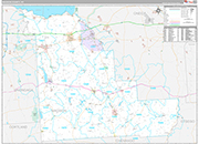 Madison Wall Map Premium Style