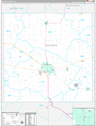 Mahaska Wall Map Premium Style