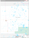 Mahnomen Wall Map Premium Style