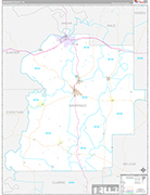 Marengo Wall Map Premium Style