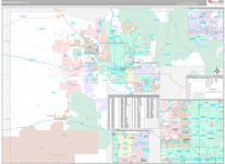 Maricopa Wall Map Premium Style