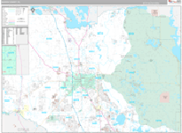 Marion Wall Map Premium Style