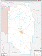 Marion Wall Map Premium Style