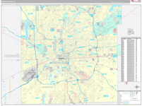 Marion Wall Map Premium Style