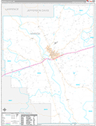 Marion Wall Map Premium Style