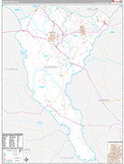 Marion Wall Map Premium Style