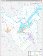 Marshall Wall Map Premium Style