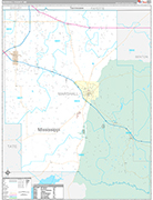 Marshall Wall Map Premium Style