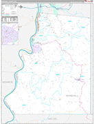 Marshall Wall Map Premium Style