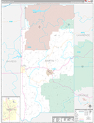 Martin Wall Map Premium Style