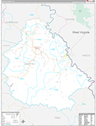 Martin Wall Map Premium Style