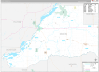 Mason Wall Map Premium Style