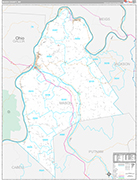 Mason Wall Map Premium Style