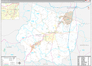 Maury Wall Map Premium Style