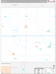 McCook Wall Map Premium Style