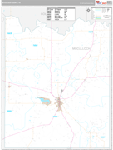 McCulloch Wall Map Premium Style