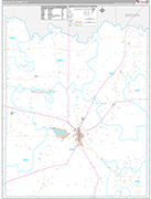 McCulloch Wall Map Premium Style