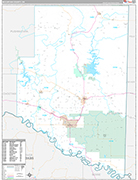 McCurtain Wall Map Premium Style