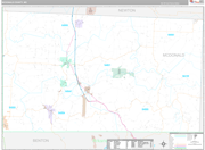 McDonald Wall Map Premium Style