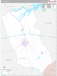 McDuffie Wall Map Premium Style