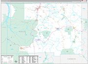McKean Wall Map Premium Style