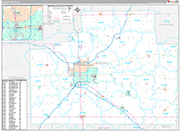 McLean Wall Map Premium Style