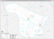 McLean Wall Map Premium Style
