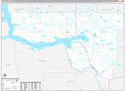 McLean Wall Map Premium Style