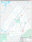 McMinn Wall Map Premium Style