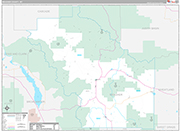 Meagher Wall Map Premium Style