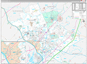 Mercer Wall Map Premium Style