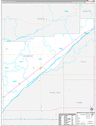 Merrick Wall Map Premium Style