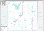 Miami Wall Map Premium Style