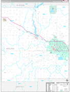 Midland Wall Map Premium Style