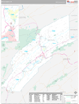 Mifflin Wall Map Premium Style