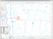 Mills Wall Map Premium Style