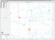 Mitchell Wall Map Premium Style