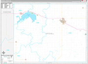 Mitchell Wall Map Premium Style