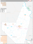 Moniteau Wall Map Premium Style