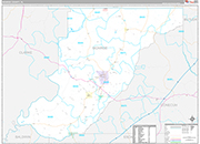 Monroe Wall Map Premium Style