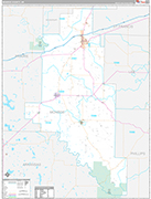 Monroe Wall Map Premium Style
