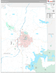 Monroe Wall Map Premium Style