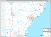 Monroe Wall Map Premium Style