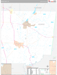 Monroe Wall Map Premium Style