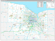 Monroe Wall Map Premium Style