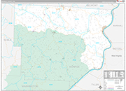 Monroe Wall Map Premium Style