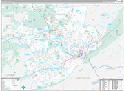 Monroe Wall Map Premium Style