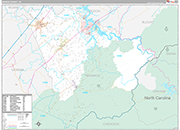 Monroe Wall Map Premium Style