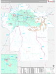 Montgomery Wall Map Premium Style