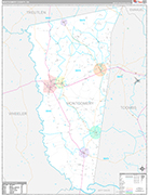 Montgomery Wall Map Premium Style
